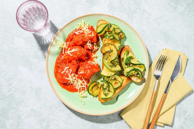 Involtini di pollo al sugo di pomodoro