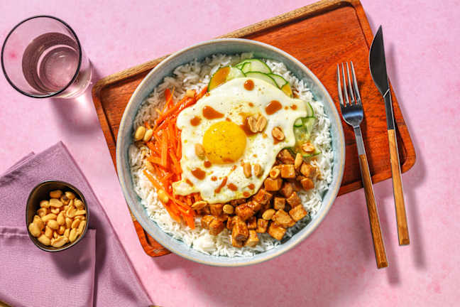 Le Végé : Bibimbap coréen au tofu
