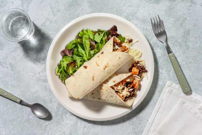 Burrito au porc mariné à la mexicaine