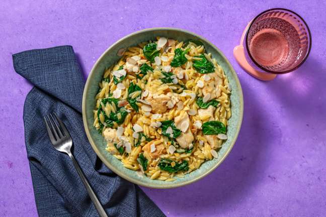 One Pot : orzo, poulet & duo de fromages