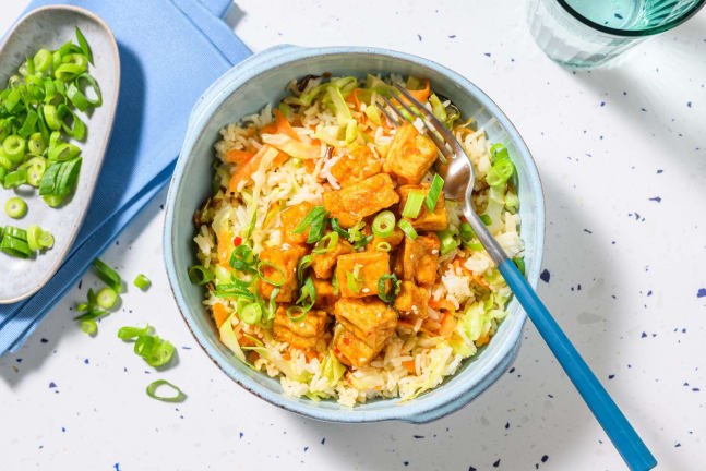 Vietnamesischer Reissalat mit Sesam-Tofu