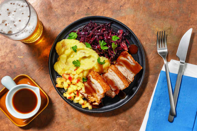Bavarian Crispy Pork Belly & Creamy Mash