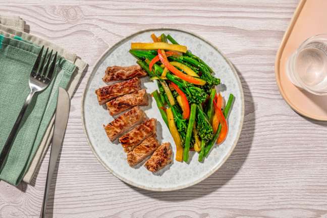Seared Beef Rump & Chilli-Garlic Oil