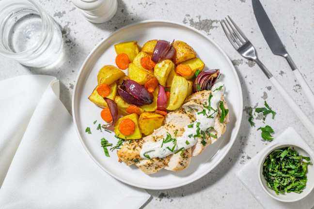 Chicken Breast with Lemon & Herb Sauce