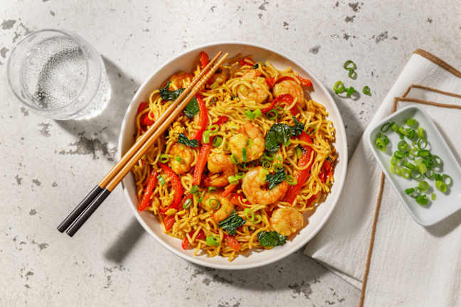 Prawn Singapore-Style Noodles