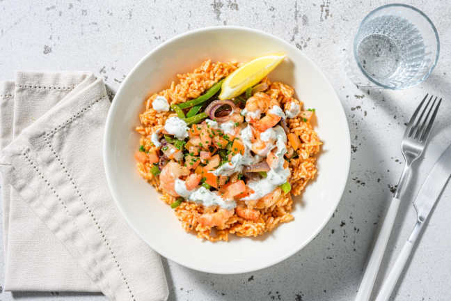 Piri Piri Shrimp with Tomato Salsa