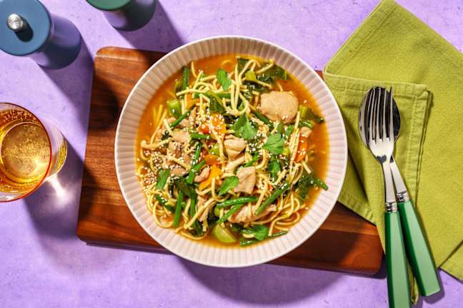 One-Pot Vietnamese Chicken Noodle Soup