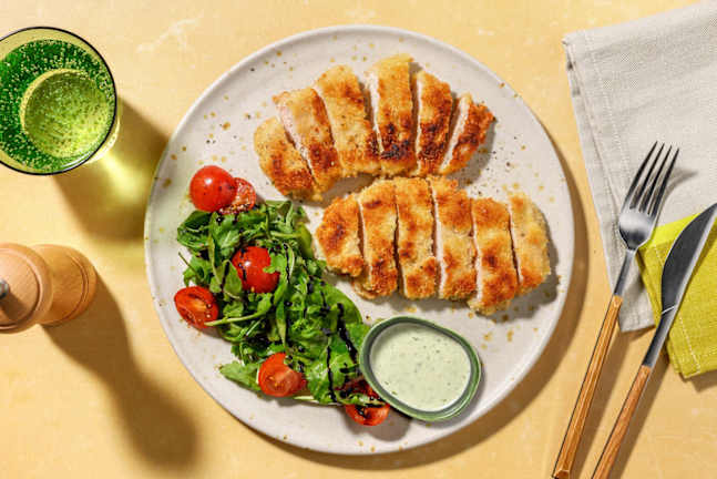 Nonna's Pork Cotoletta & Tomato Salad