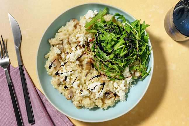 Oven-Baked Goat's Cheese Risotto