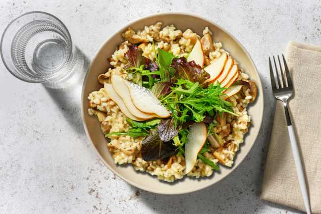 Zesty Chicken & Mushroom Risotto