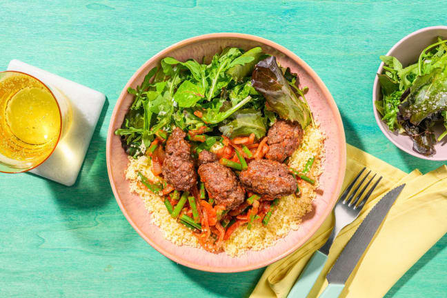 Lamb Koftas in Harissa Sauce