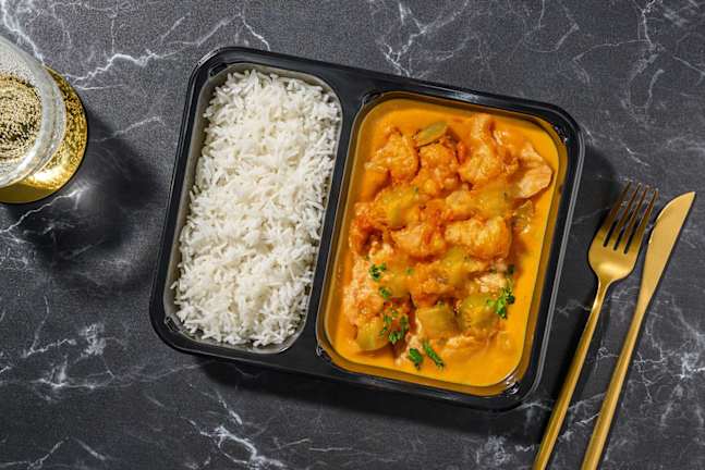 Butter chicken et riz