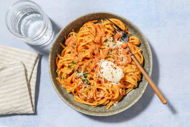 Creamy Bacon Linguine