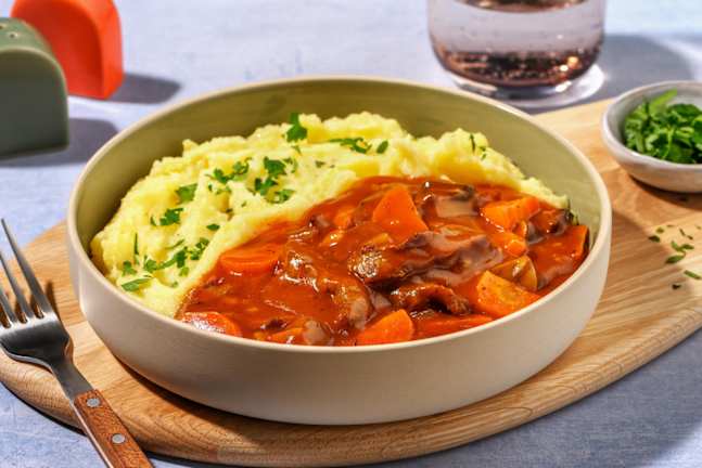 Steak nach Boeuf Bourguignon Art