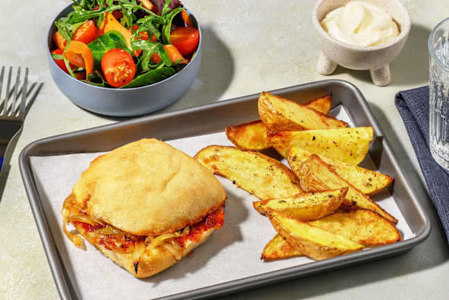 Double Cheese and Caramelised Onion Toastie