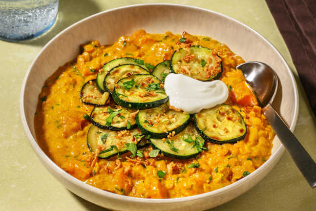 Masala Curried Squash and Butter Lentil Curry