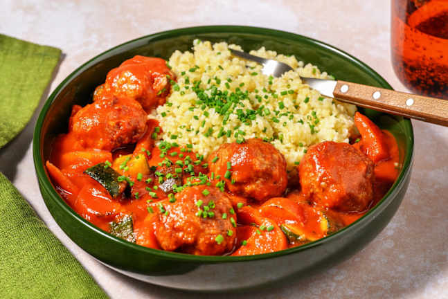 Chermoula Spiced Pork Meatballs
