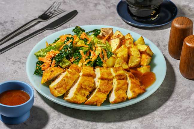 Trivandrum Inspired Spiced Fried Chicken