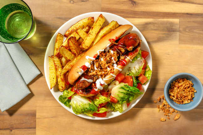 Smoky Teriyaki Hot Dogs