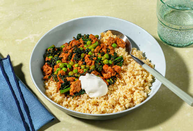 Super Quick Beef and Pea Rogan Josh