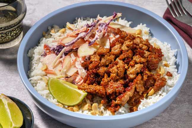 Teriyaki Pork & Peanut Rice