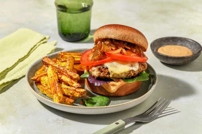 All-American Beef Cheeseburger