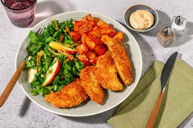 Parmesan-Crumbed Chicken