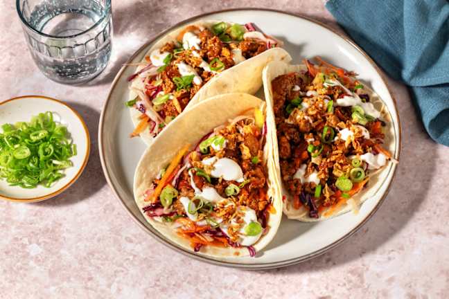 Teriyaki Pork & Slaw Tacos