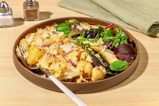 Potato, Cauliflower & Thyme Gratin