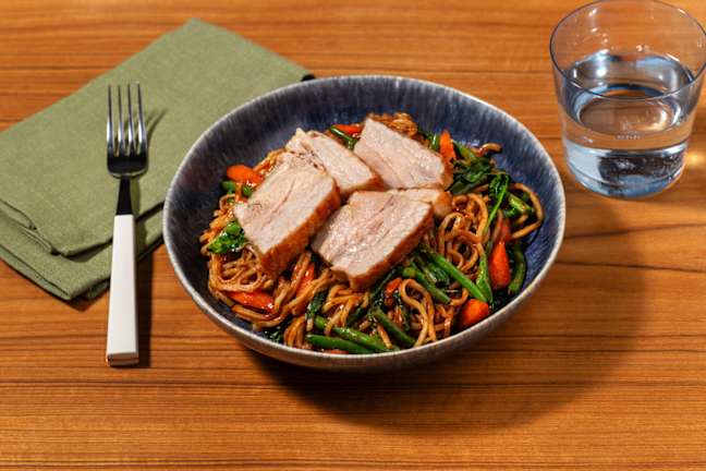 Roast Pork Belly & Umami Egg Noodles
