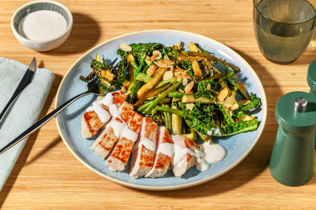 Pork Steak & Horseradish Sauce
