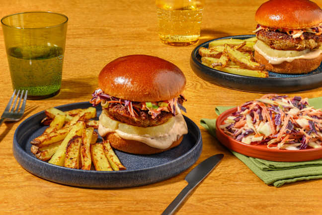 HelloHero: Smokey Pork & Pineapple Burger