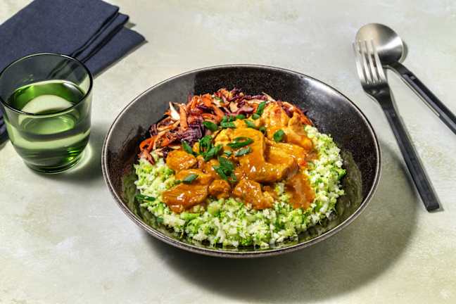 Express Pork Curry & Japanese Slaw