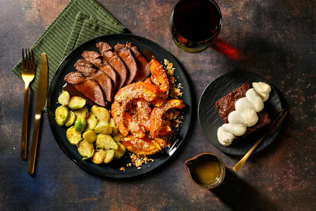 Roast Lamb & Pumpkin Gratin For Dinner