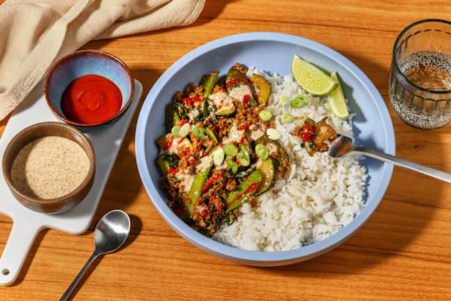 Sweet Soy Plant-Based Mince & Zesty Rice