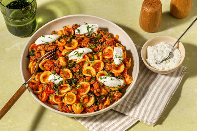 Beef & Ricotta Fasta-Pasta Bolognese