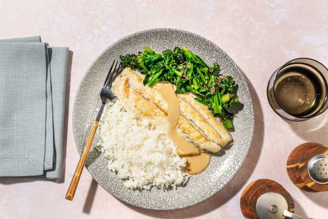 Japanese-Style Barramundi & Baby Broccoli