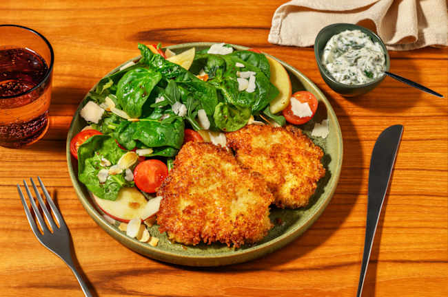 HelloHero: Pork Cotoletta & Garden Salad
