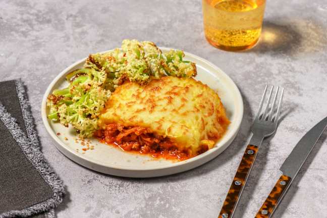 Classic Beef & Cheesy Potato Top Pie