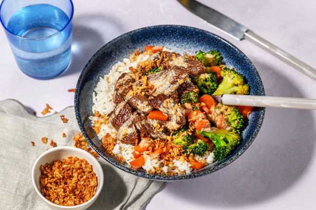 HelloHero: Asian Sweet Soy Beef Bowl