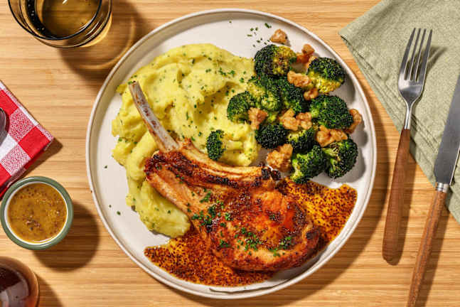 Maple-Mustard Pork Chops