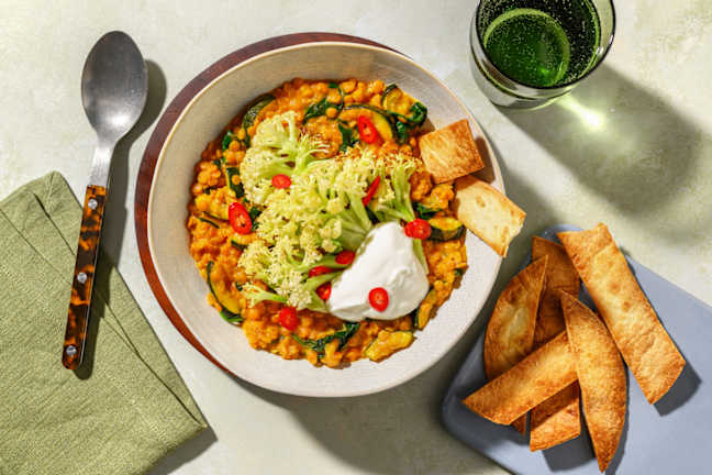 Hearty Lentil Dhal & Roasted Fioretto