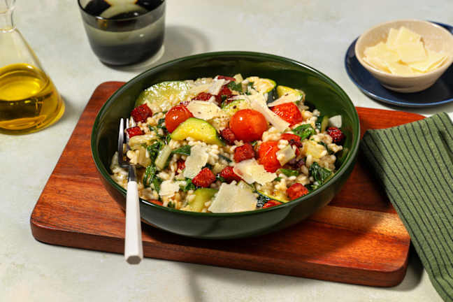 Nan's Chorizo & Veggie Risotto