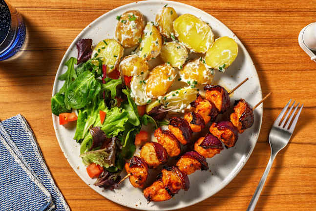 Peri Peri Honey and Lime Chicken Skewers