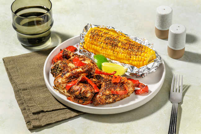 Ali di pollo e peperoni alla messicana