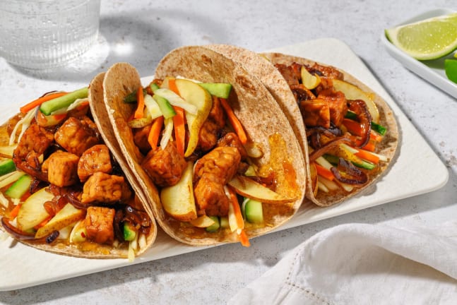 Volkoren tempehwraps met mangochutney