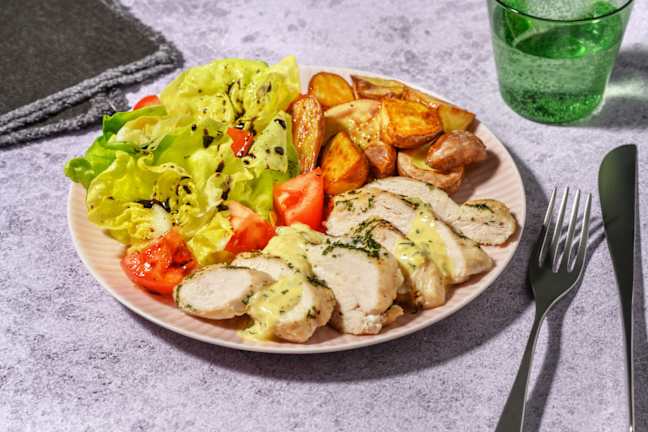 Turkey in Bearnaise Sauce