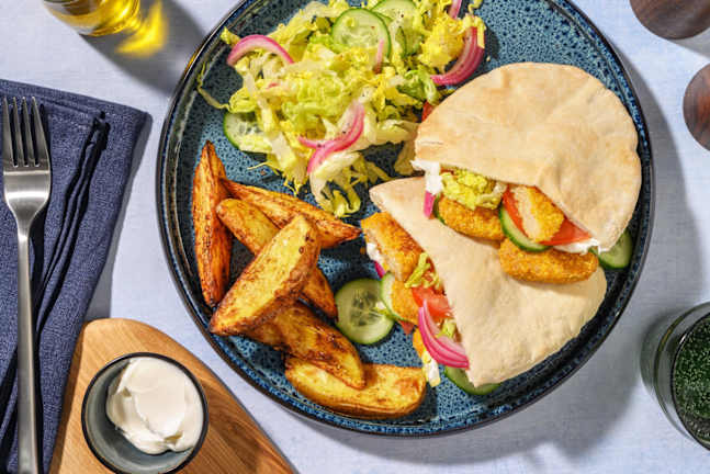 Vegonuggets i pita | Gör din egen