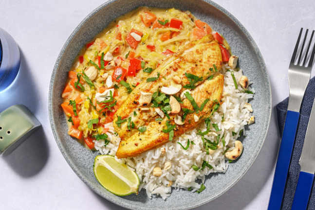 Basa with Fragrant Green Curry