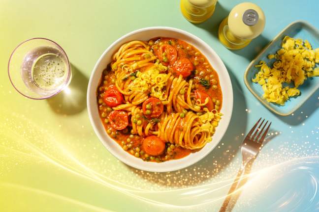 Sunbeam Cherry Tomato Pasta Inspired by Rapunzel